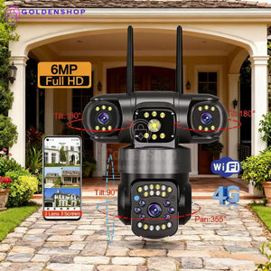 Bežična PTZ Kamera Spoljašnja Tri Sočiva 15MP