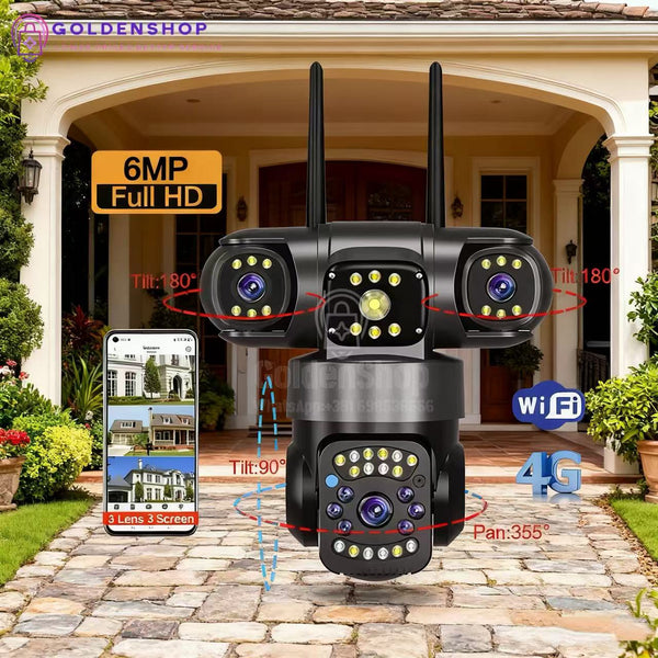 Bežična PTZ Kamera Spoljašnja Tri Sočiva 15MP