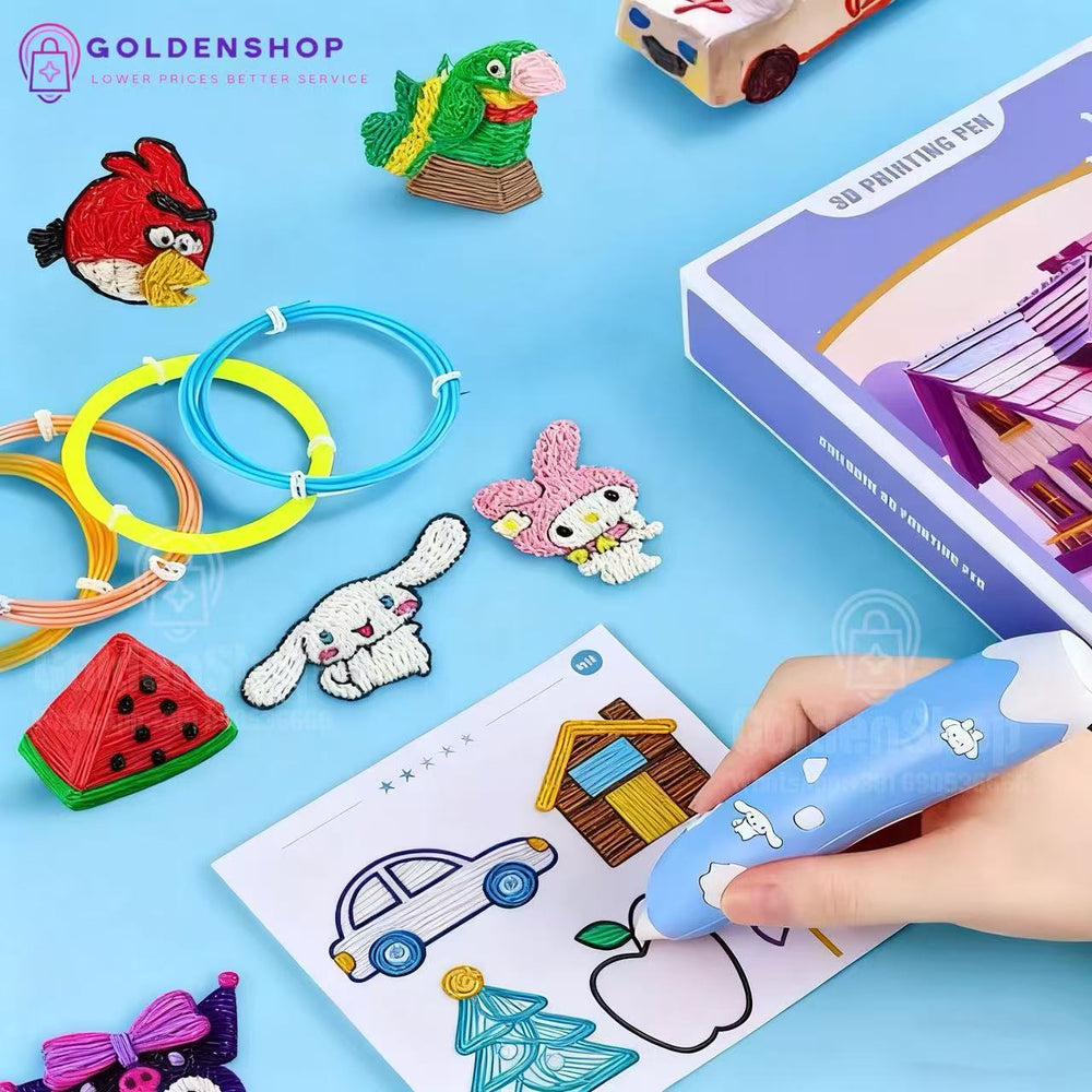 3D Olovka Za 3D CRTANJE + GRATIS 3 PLA Žica + 25m Izbor