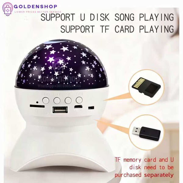 Bluethoot muzicki projektor LED