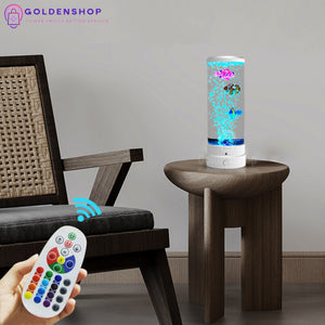 Led Lampa Akvarijum-led lampa sa plivajucim meduzama i ribic