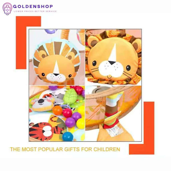 3u1 Prostirka, teretana i šator za bebe Lav