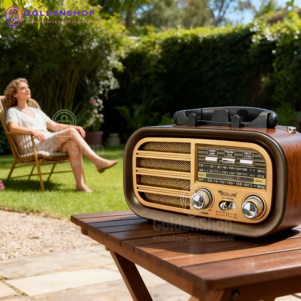 Retro radio sa bt zvucnicima i punjivom baterijom GOLON RX-BT618