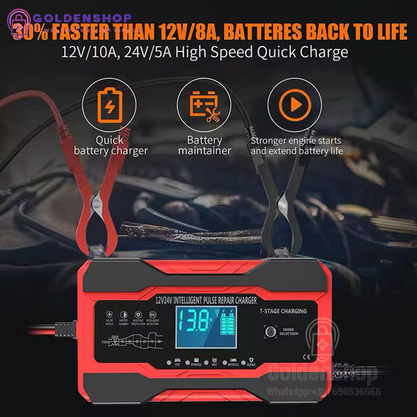 Automatski punjač za akumulator - 12V - 6A