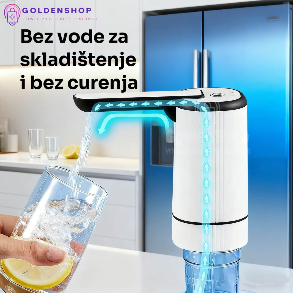 Pumpa za vodu za flase i balone elektricna punjiva CRNA