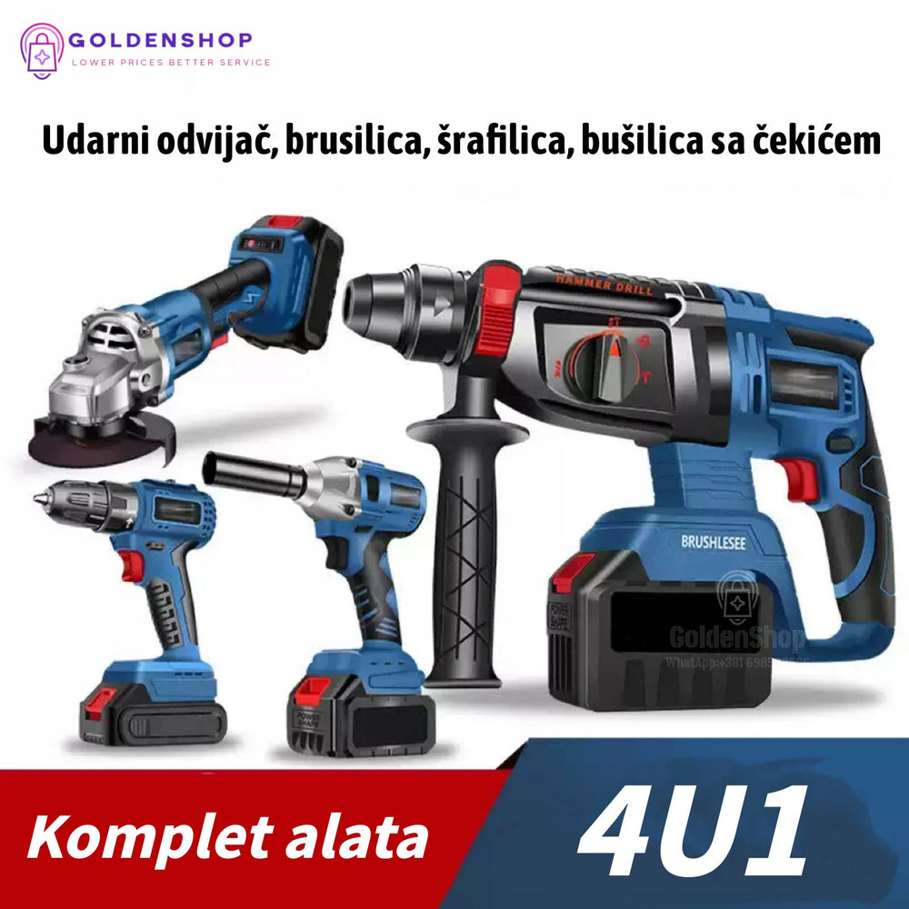 168VMakita Aku 4u1 – Udarni odvijač, brusilica, šrafilica, bušilica sa čekićem