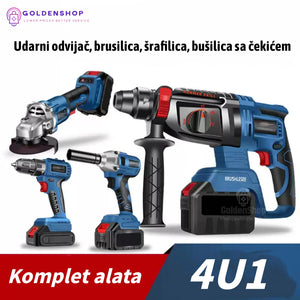 168VMakita Aku 4u1 – Udarni odvijač, brusilica, šrafilica, bušilica sa čekićem