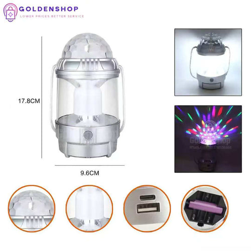 Fenjer Lampa za kampovanje Disko lampa Fenjer Led lampa