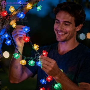 Solarna LED svetleća traka u obliku cveta trešnje