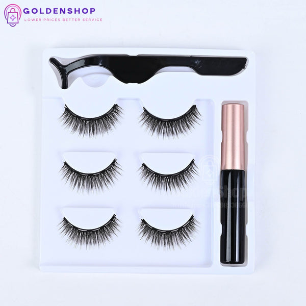 Magnetne trepavice set + magnetni ajlajner