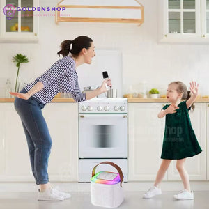 Karaoke Bluetooth Rgb Prenosni Zvucnik sa mikrofonom