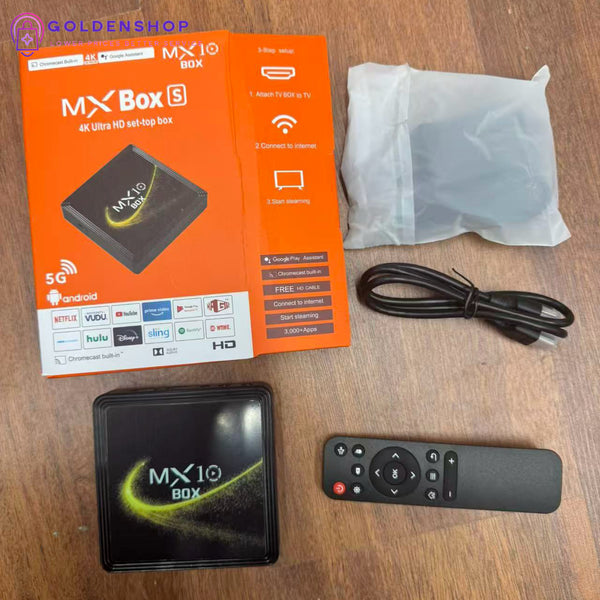 Smart TV BOX Android MxBox10-s 4/64GB 2.4/5G-WIFI Android 14