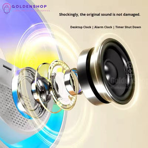 6 u 1 G Lampa Sat Bežični Punjač Zvučnik