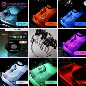 Ambijentalno RGB LED osvetljenje za enterijer auta RGB niti