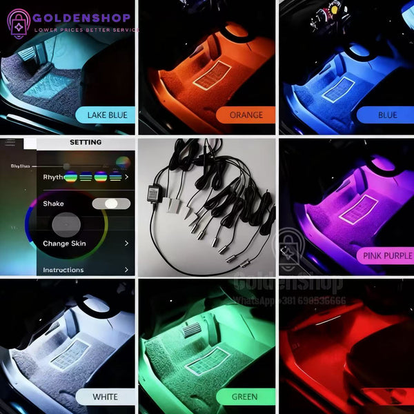 Ambijentalno RGB LED osvetljenje za enterijer auta RGB niti