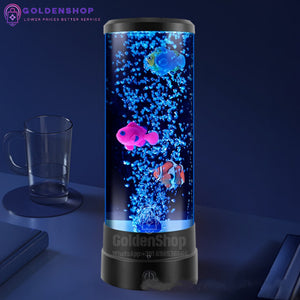 Led Lampa Akvarijum-led lampa sa plivajucim meduzama i ribic