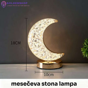Kristalna stona LED lampa