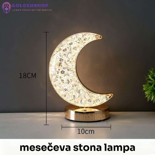 Kristalna stona LED lampa