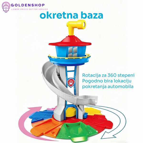 Velika originalna osmatracnica Patrolne sape sa 6 kuca