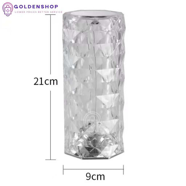 Kristalna LED lampa na dodir