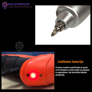 Elektricni Odvijac Sa Punjivom Baterijom
