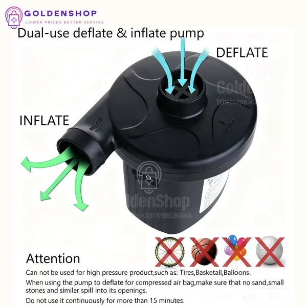 Pumpa za dušek-Elektricna pumpa za bazen dusek čamac 12V/220