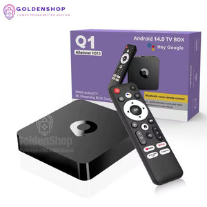 Smart TV Box Android 14 Q1 4/64GB | Dual WiFi 8K Podrška