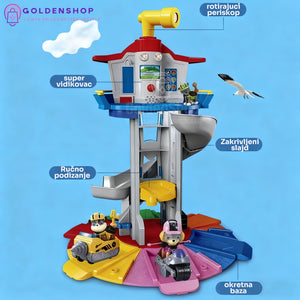 Velika originalna osmatracnica Patrolne sape sa 6 kuca