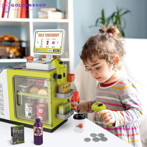 Supermarket za decu prodavnica sa kasom
