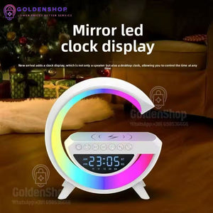 6 u 1 G Lampa Sat Bežični Punjač Zvučnik