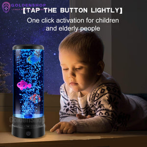 Led Lampa Akvarijum-led lampa sa plivajucim meduzama i ribic