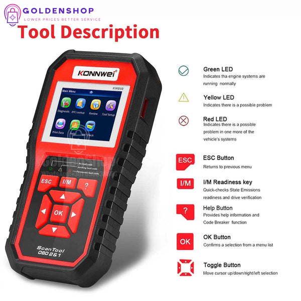 Univerzalni OBD2 dijagnostički skener za vozila