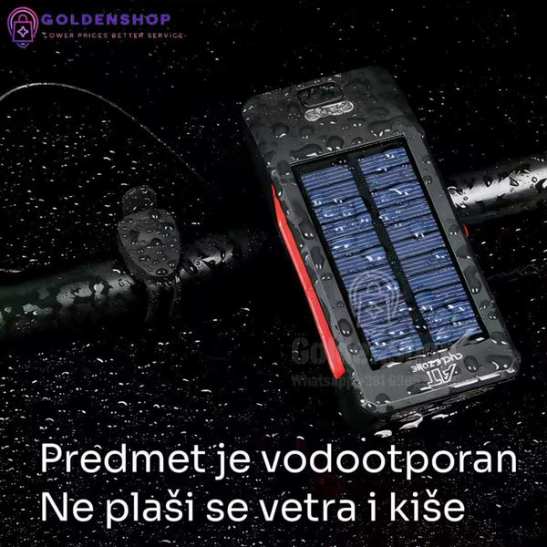Punjiva solarna Lampa za bicikl