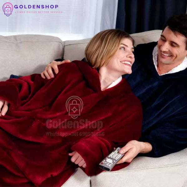 Cebe u obliku duksa/duks ćebe sa rukavima i kapuljacom/cebe