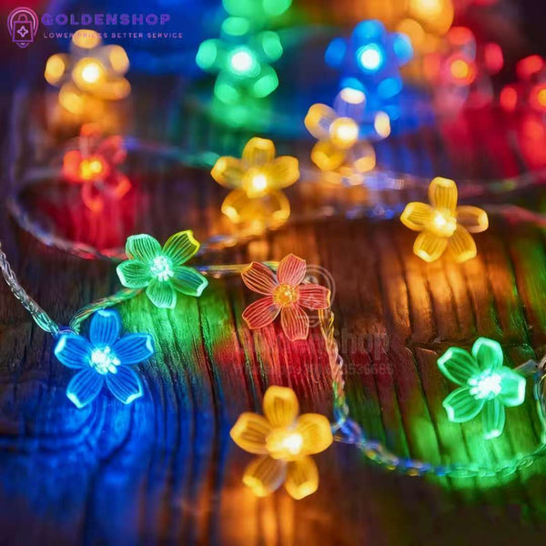 Solarna LED svetleća traka u obliku cveta trešnje