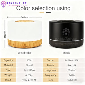 AROMA Difuzer Za Osvežavanje Vazduha i LED LAMPOM+ Daljinski