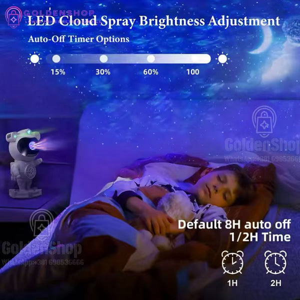 Astronaut LED Galaxy lampa projektor zvezdanog neba