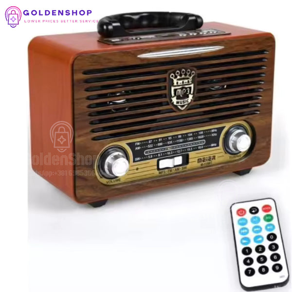 Radio tranzistor - Retro USB Micro SD (Meier M-115BT)