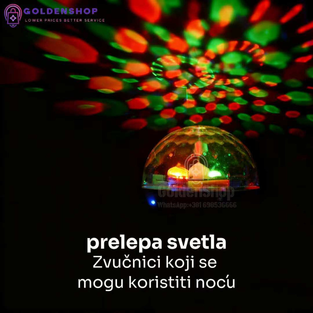 Bluethoot disko lampa