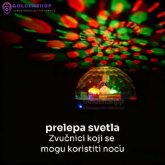Bluethoot disko lampa
