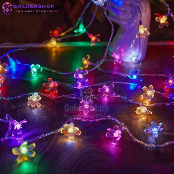 Solarna LED svetleća traka u obliku cveta trešnje