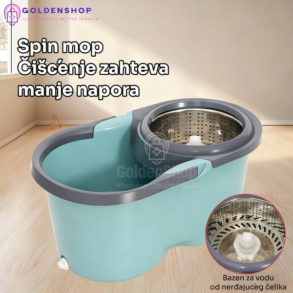Rotirajuci dzoger sa kantom Spin mop sa kantom Brisko + kofa