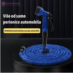 Magično crevo +prskalica，pištolj za čišćenje automobila pod visokim pritiskom (sa crevima za vodu različitih dužina)