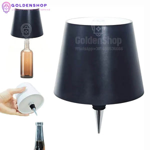 Stona lampa lampa od vinske boce  , kreativna dekorativna lampa