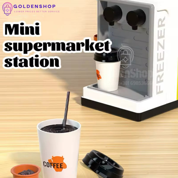 Supermarket za decu prodavnica sa kasom