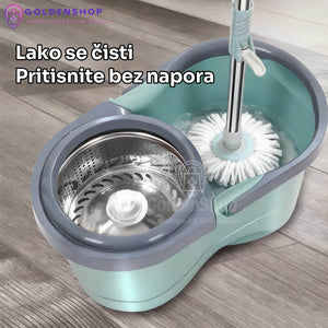 Rotirajuci dzoger sa kantom Spin mop sa kantom Brisko + kofa
