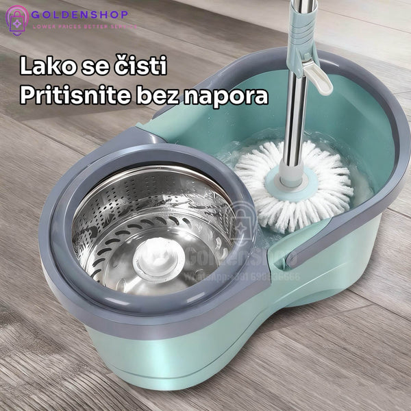 Rotirajuci dzoger sa kantom Spin mop sa kantom Brisko + kofa