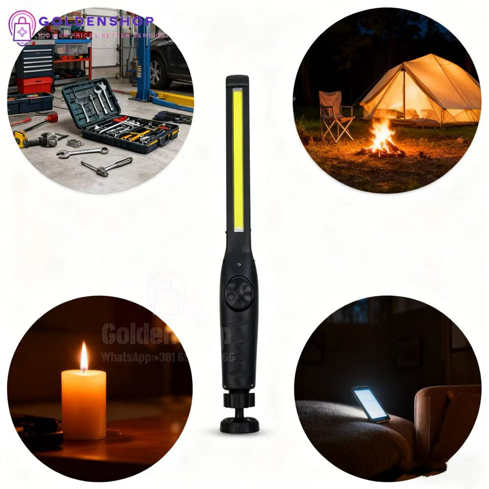 Led lampa sa magnetom za majstore punjiva