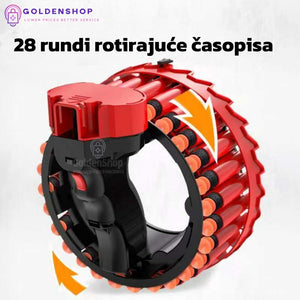Pistolj rucni sa gumenim metcima