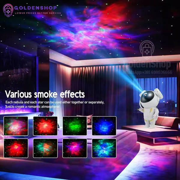 Lampa zvezdano nebo Galaxy projektor Astronaut